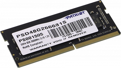 Оперативная память SO-DIMM PATRIOT PSD48G266681S DDR4 8Гб (Новая) – фото