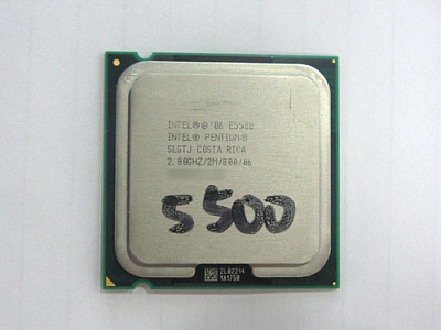 Процессор INTEL PENTIUM E5500 – фото